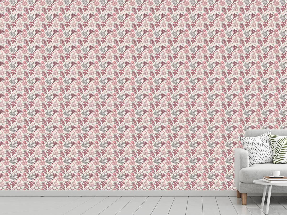 patterned-wallpaper-leaf-romance