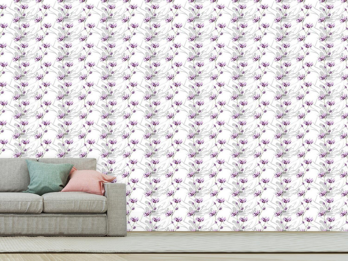 patterned-wallpaper-magnolia-blossoms