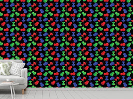 patterned-wallpaper-push-pins