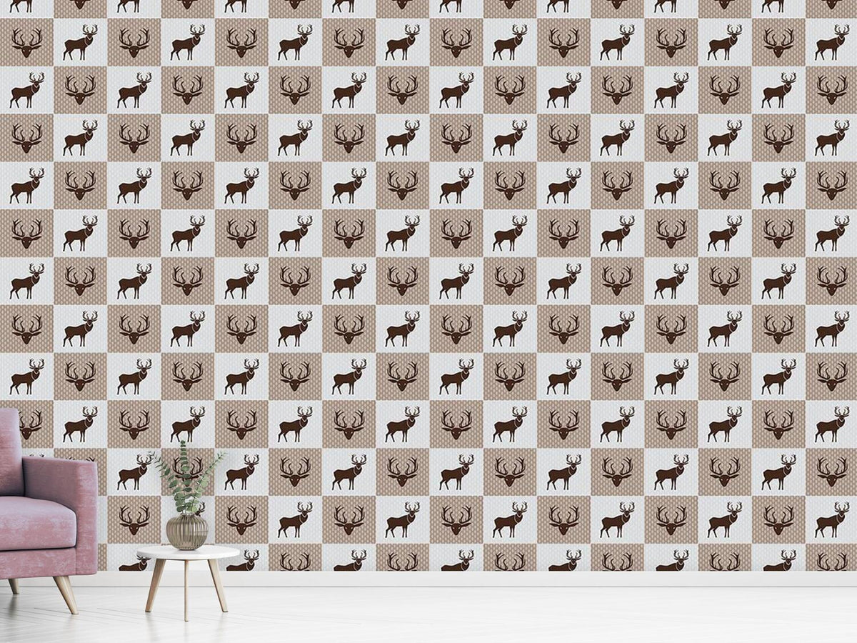 patterned-wallpaper-the-forest-king-brown