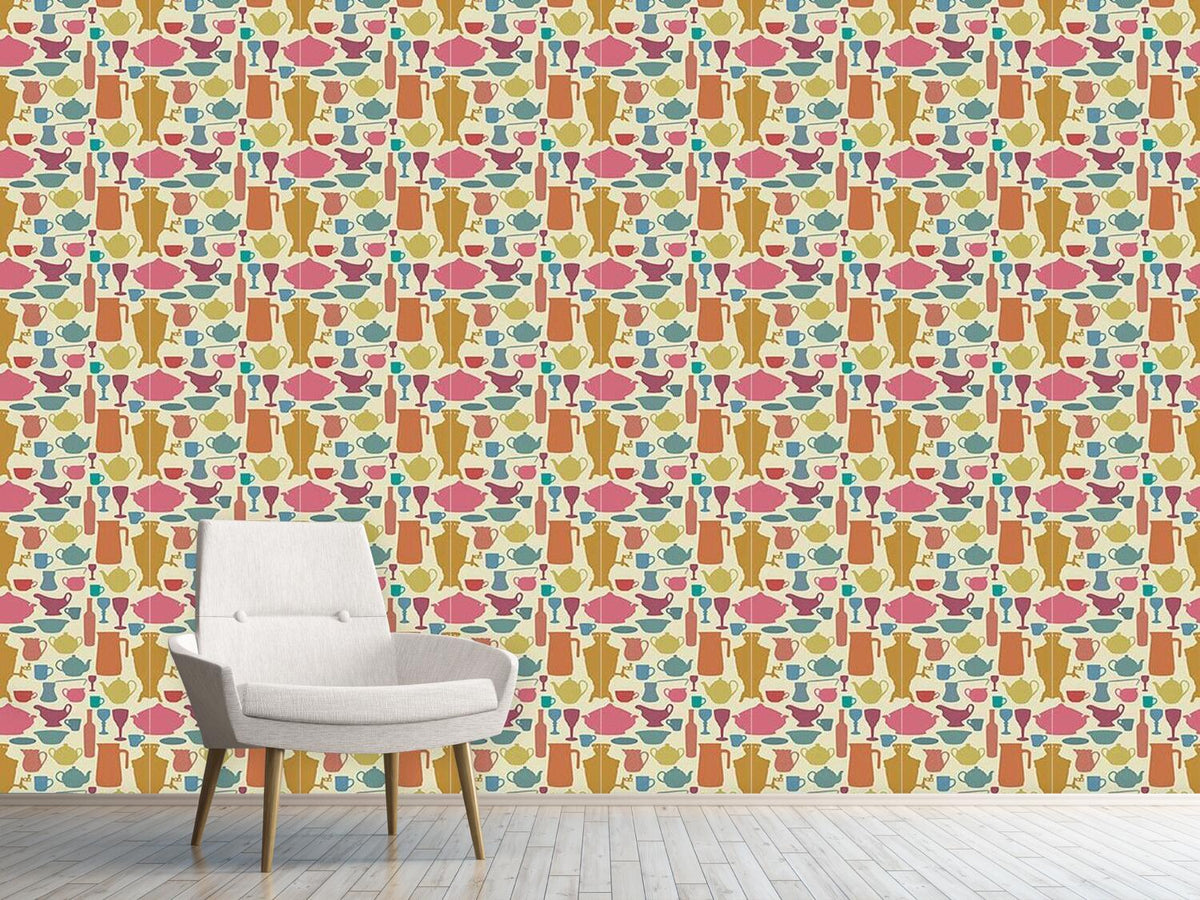 patterned-wallpaper-tiffanys-table