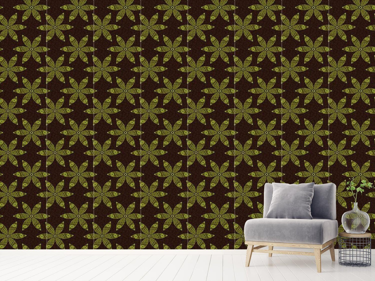 patterned-wallpaper-autumny-flower-movement