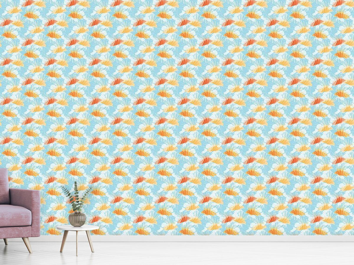 patterned-wallpaper-lionfishes