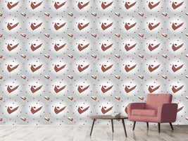 patterned-wallpaper-cherry-cream-cake