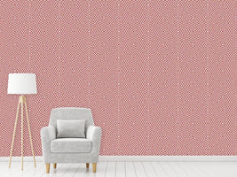 patterned-wallpaper-in-the-center-red