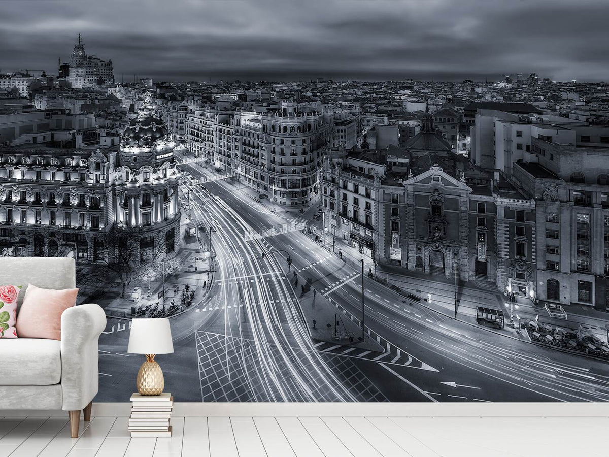 photo-wallpaper-madrid-city-lights