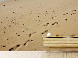 photo-wallpaper-footprints-in-the-sand