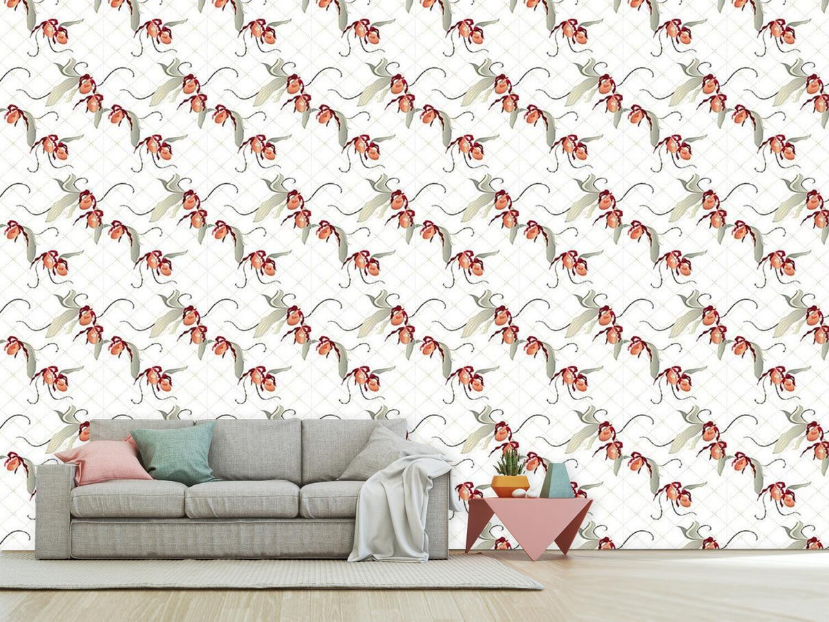 patterned-wallpaper-ladiesslippers-in-white