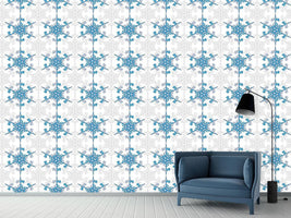 patterned-wallpaper-snowflake-beauty