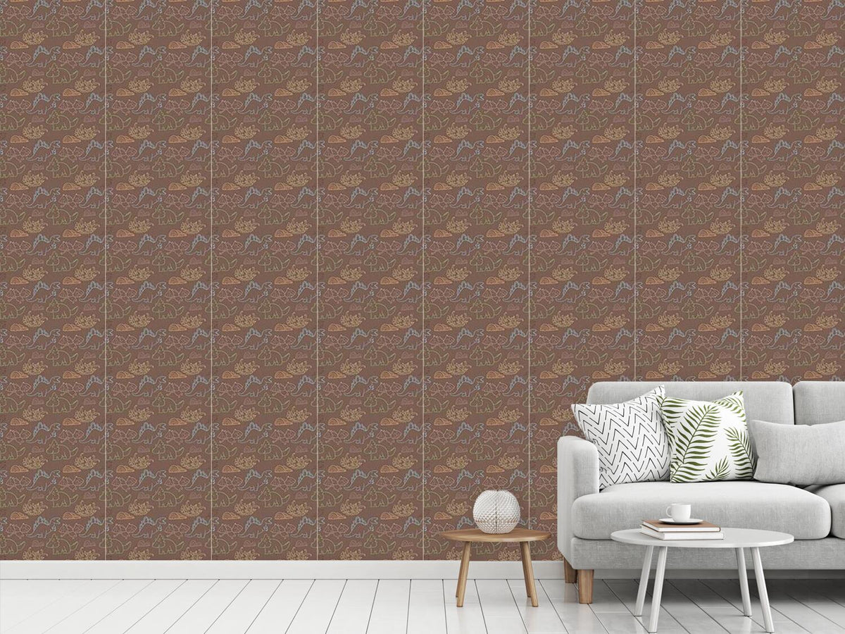 patterned-wallpaper-dino-friends