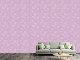 patterned-wallpaper-dandelions