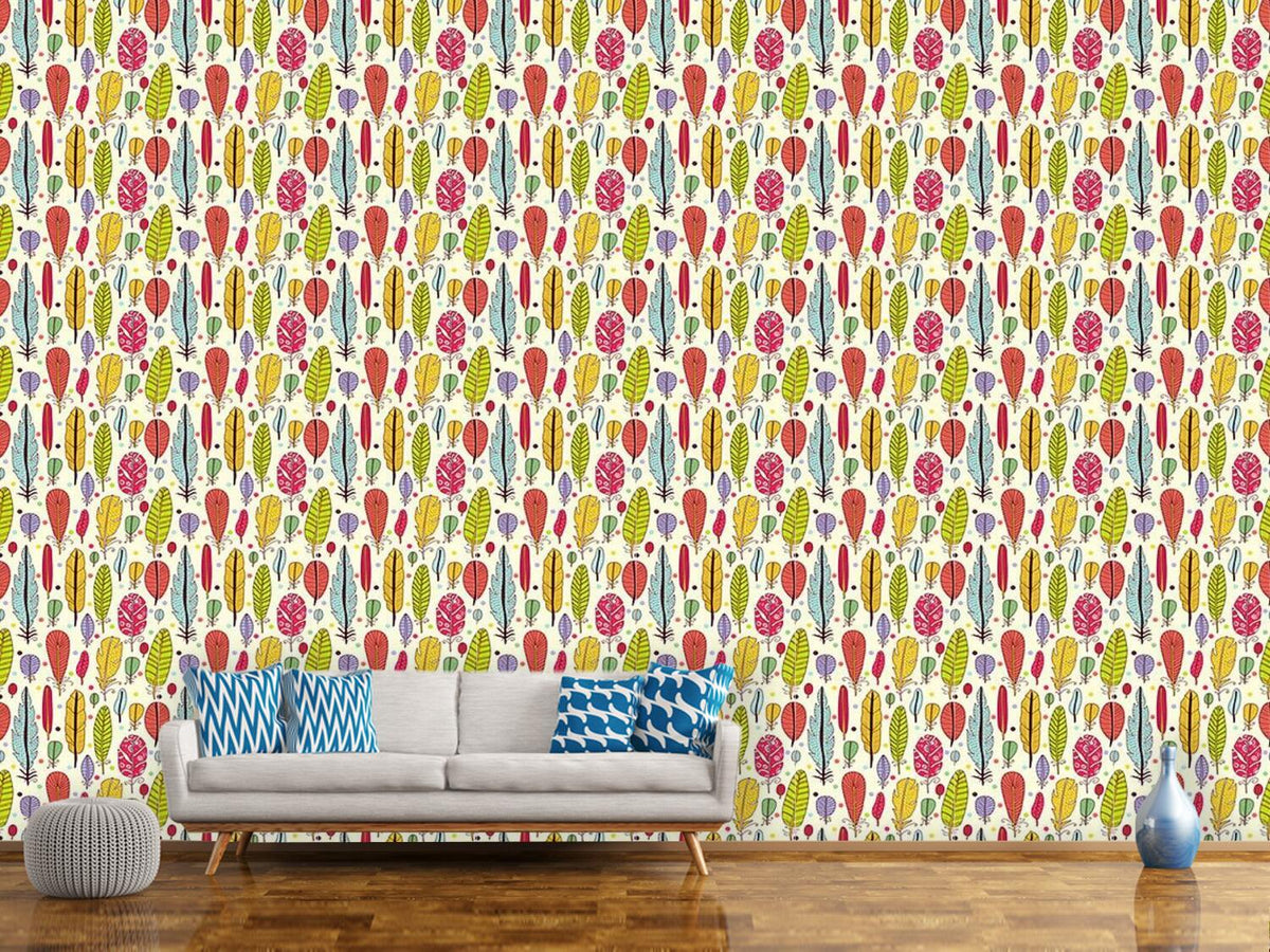 patterned-wallpaper-the-art-of-the-feather