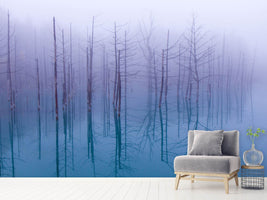 photo-wallpaper-misty-blue-pond