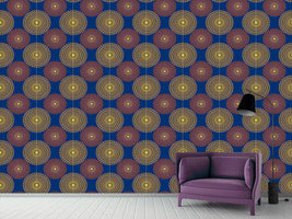 patterned-wallpaper-solar-circles-on-blue