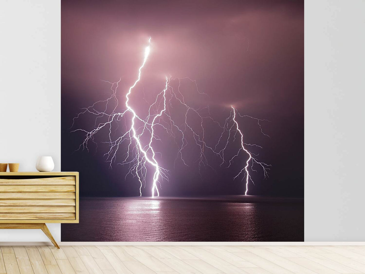 photo-wallpaper-thunderbolt-over-the-sea