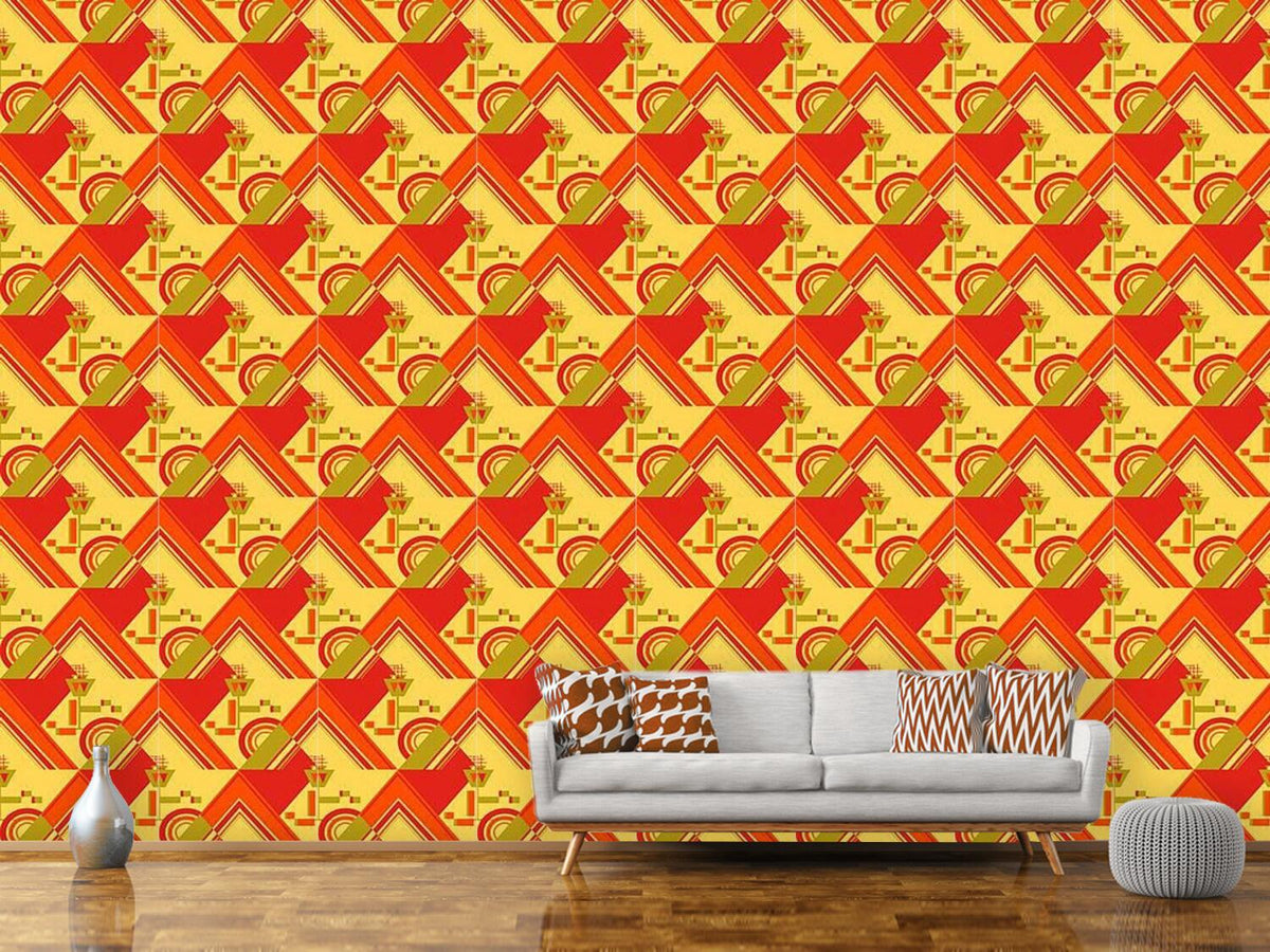 patterned-wallpaper-deco-triangles