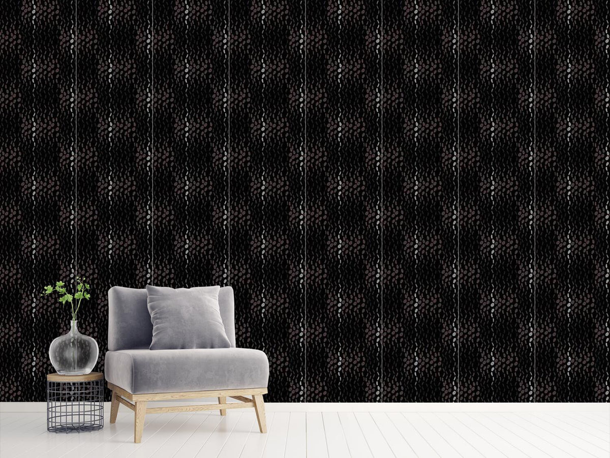 patterned-wallpaper-raindrops-black