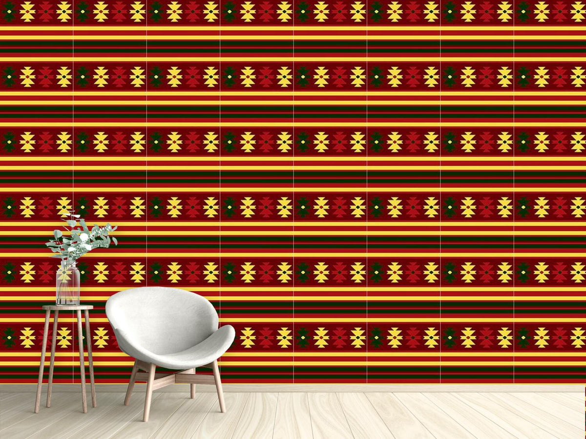 patterned-wallpaper-traditional-kilim