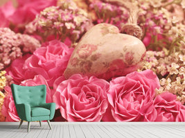 photo-wallpaper-romantic-roses-with-heart