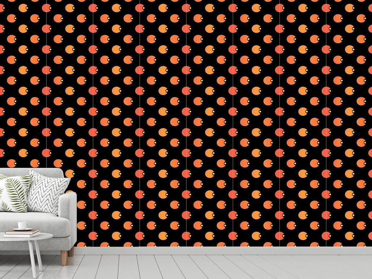 patterned-wallpaper-polka-pacman