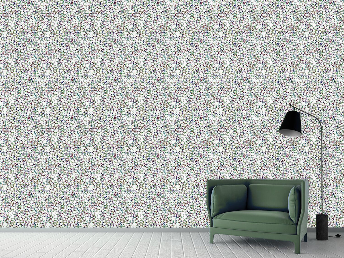 patterned-wallpaper-molecular-chain-reaction