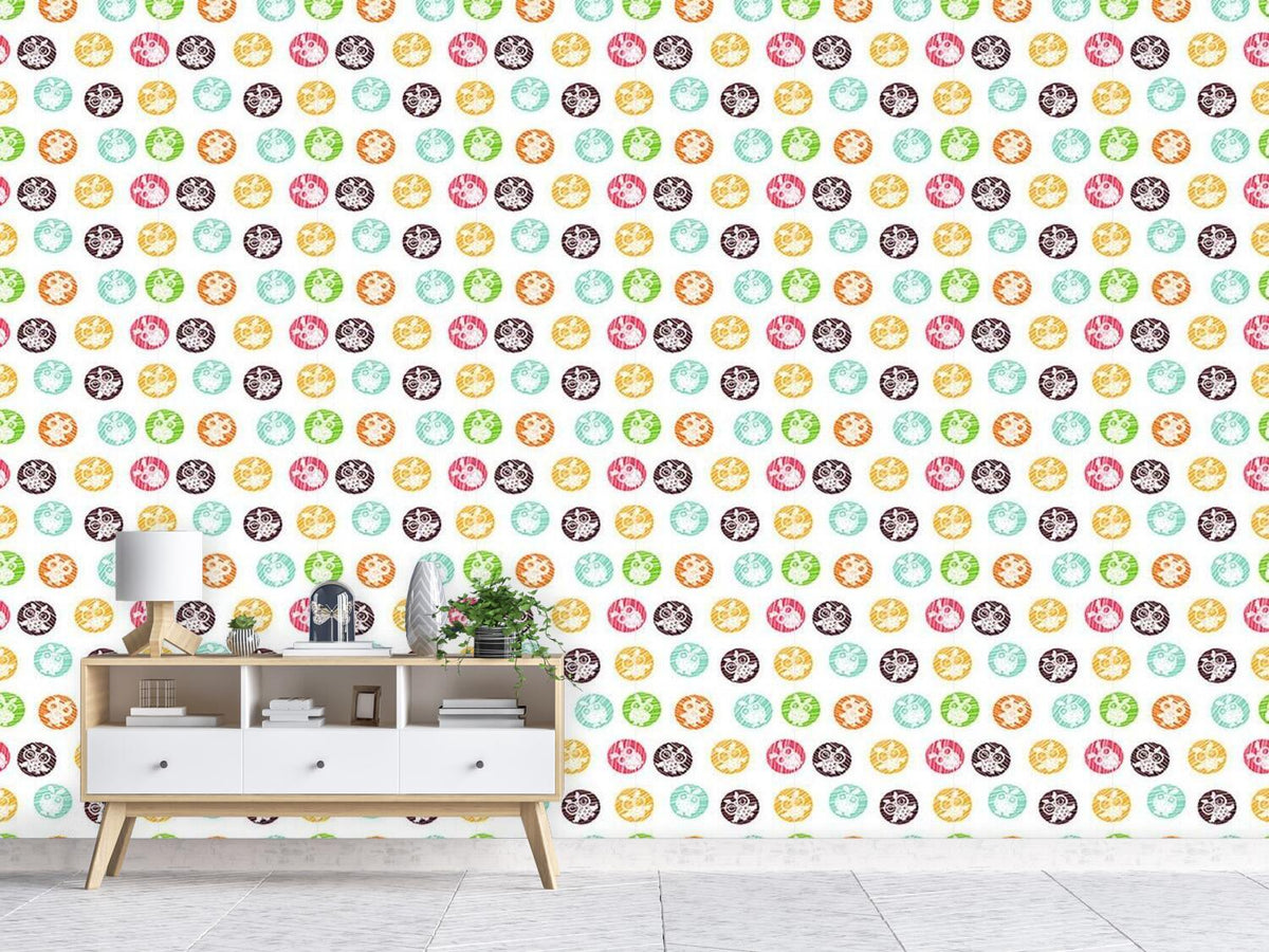 patterned-wallpaper-owls-vignettes