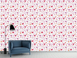 patterned-wallpaper-heart-crest