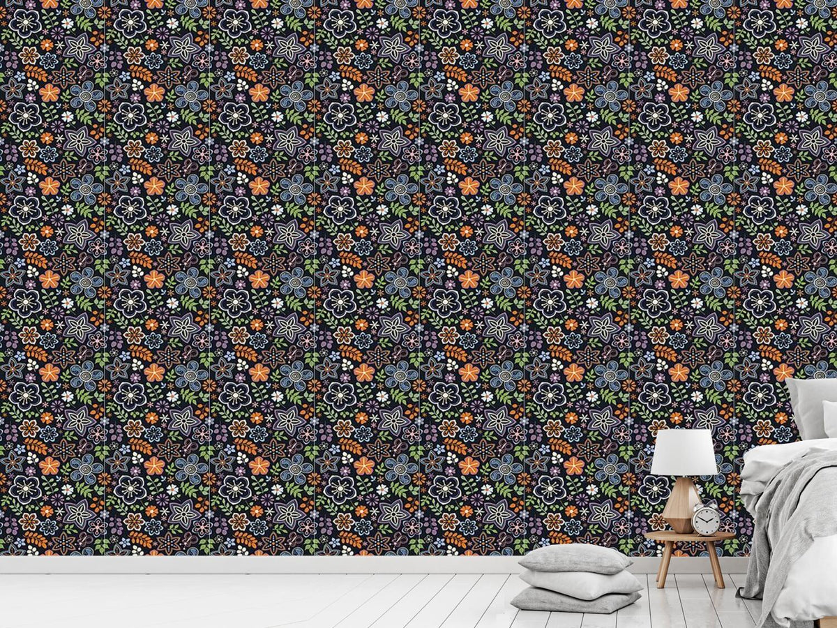 patterned-wallpaper-russian-magic-flowers