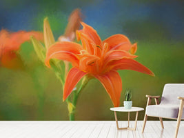 photo-wallpaper-painting-of-a-lily