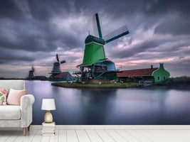 photo-wallpaper-the-green-windmill