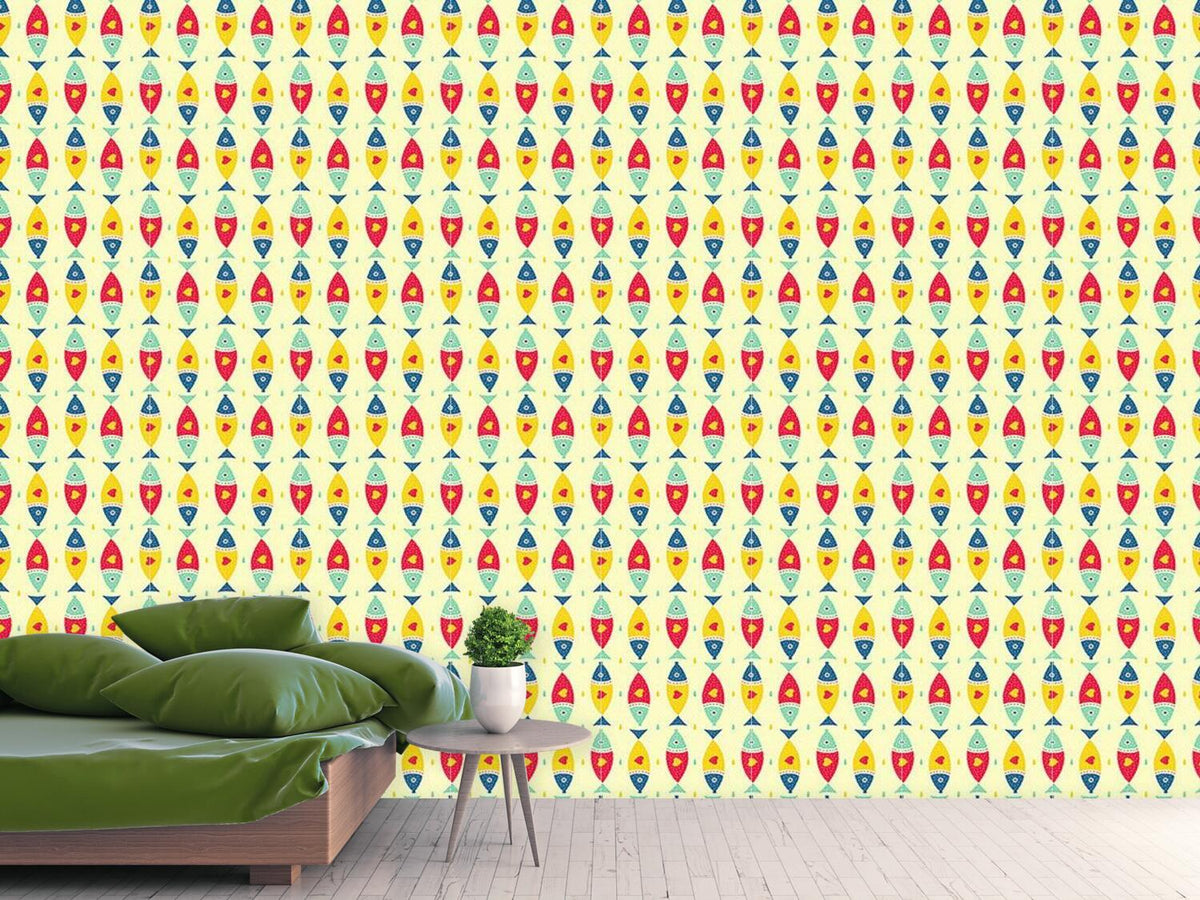 patterned-wallpaper-fish-with-heart