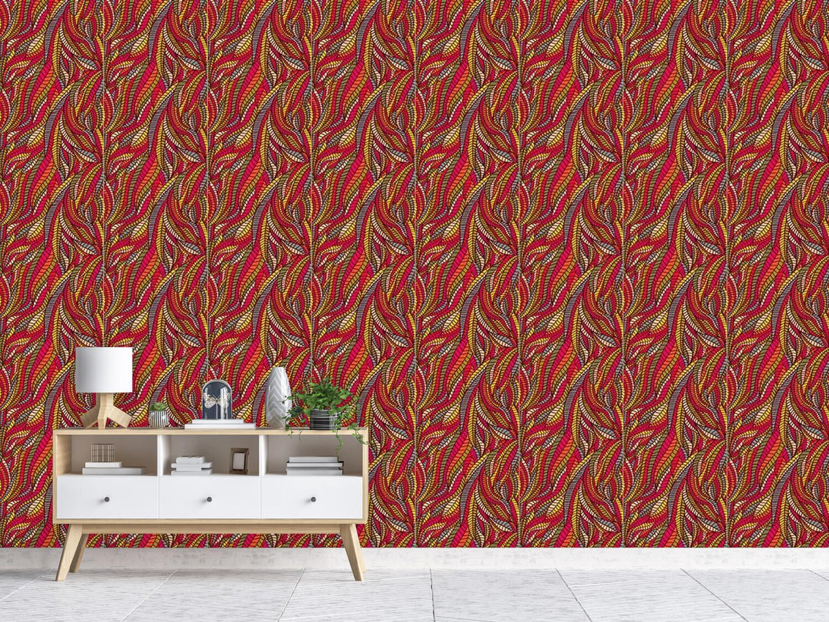 patterned-wallpaper-leaf-expressions