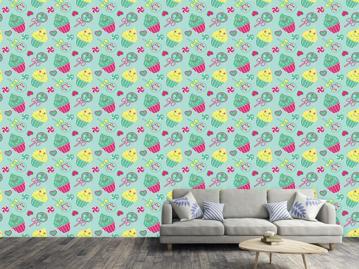 patterned-wallpaper-happy-desserts-mint