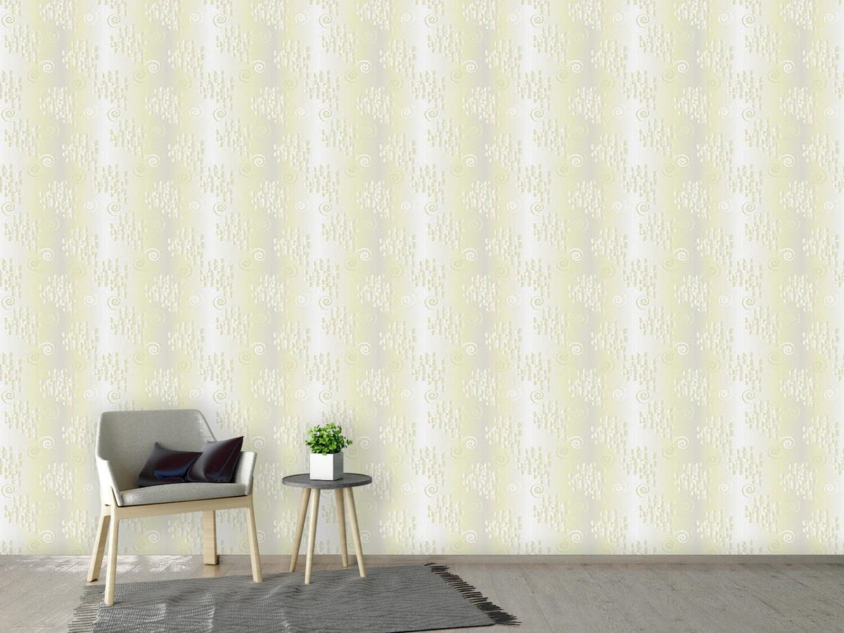 patterned-wallpaper-behind-tender-curtains