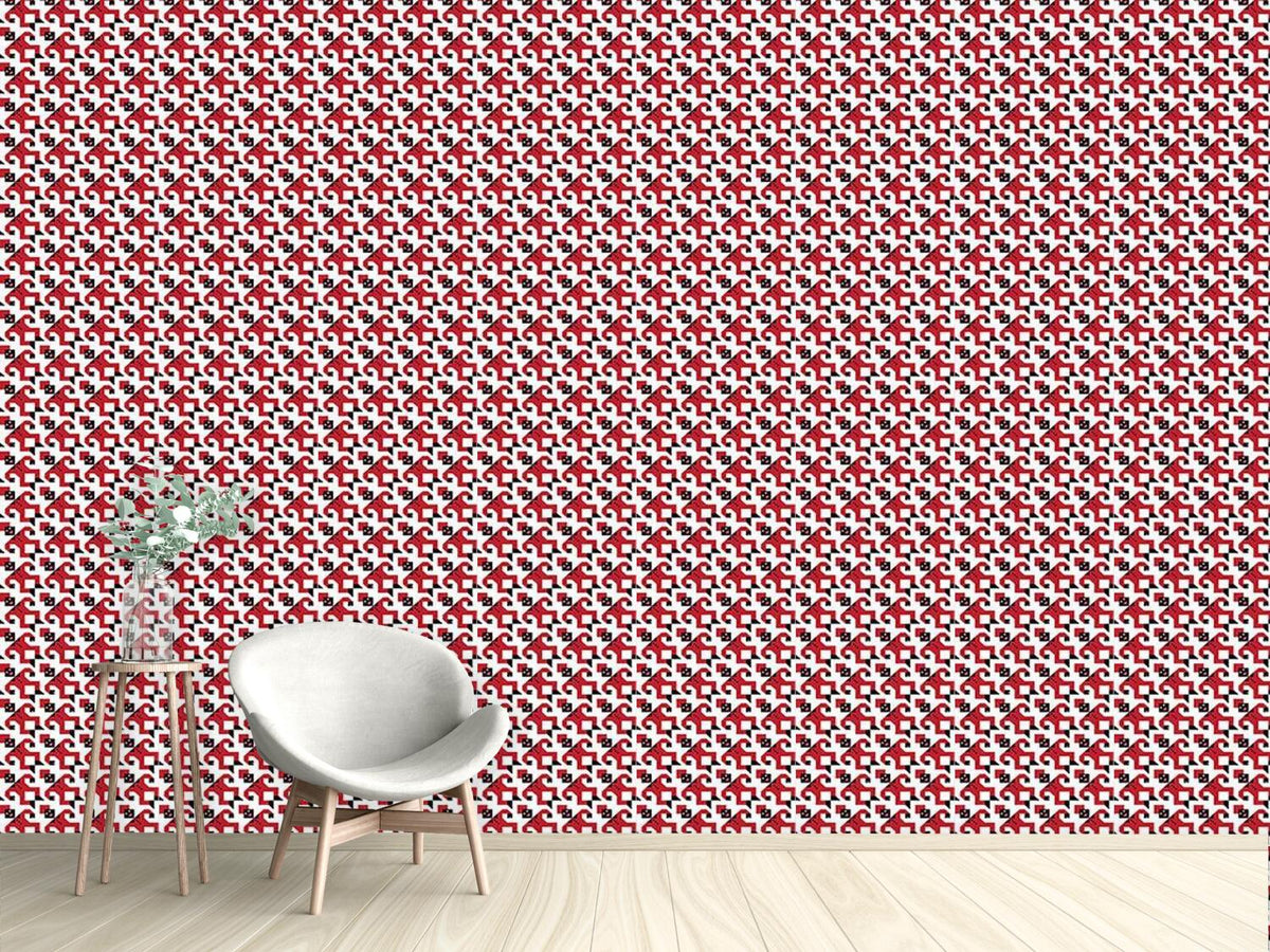 patterned-wallpaper-tesselating-figures