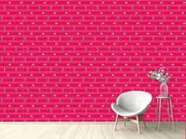 patterned-wallpaper-marine-creatures-pink