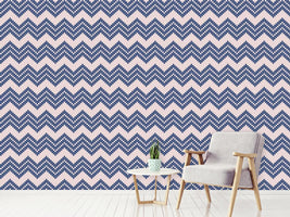 patterned-wallpaper-dot-chevron-variation