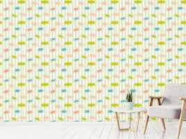 patterned-wallpaper-frames-on-stripes