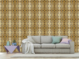 patterned-wallpaper-amber-gold