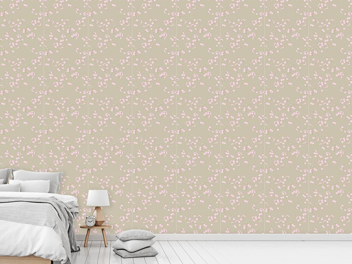 patterned-wallpaper-cherry-blossoms-on-sand