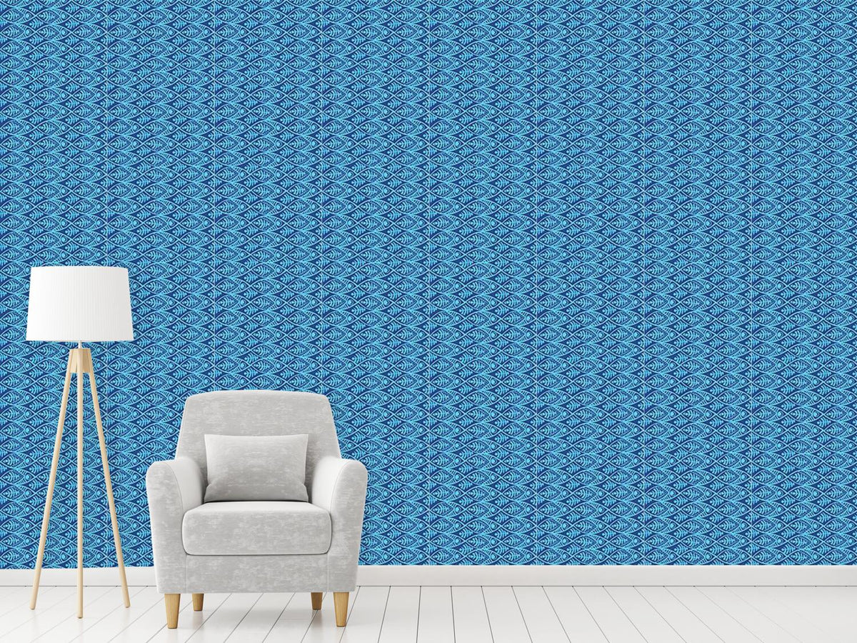 patterned-wallpaper-maori-fish