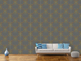 patterned-wallpaper-golden-frog